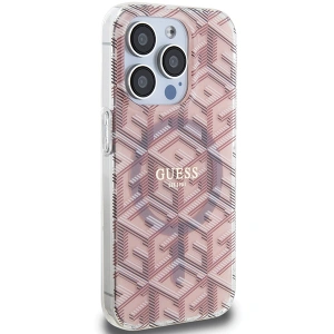 Wholesale Guess GUHMP15XHGCUSTGP Apple iPhone 15 Pro Max hardcase IML GCube MagSafe pink - GUE3258 - {ean13} - Hurt