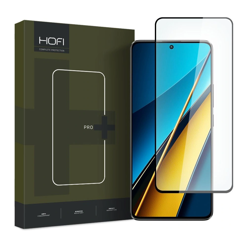 Hurtownia GSM - Gehärtetes Glas Hofi Glass Pro+ Xiaomi Poco X6 5G Schwarz - HOFI469 - {ean13} - Hurt