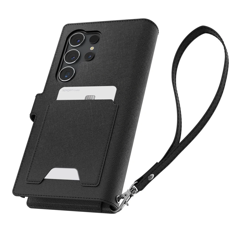 Hurtownia GSM - Etui Spigen Wallet S Plus Samsung Galaxy S24 Ultra Negru - SPN3342 - {ean13} - Hurt