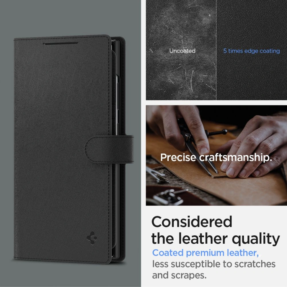 Hurtownia GSM - Etui Spigen Wallet S Plus Samsung Galaxy S24 Ultra Negru - SPN3342 - {ean13} - Hurt