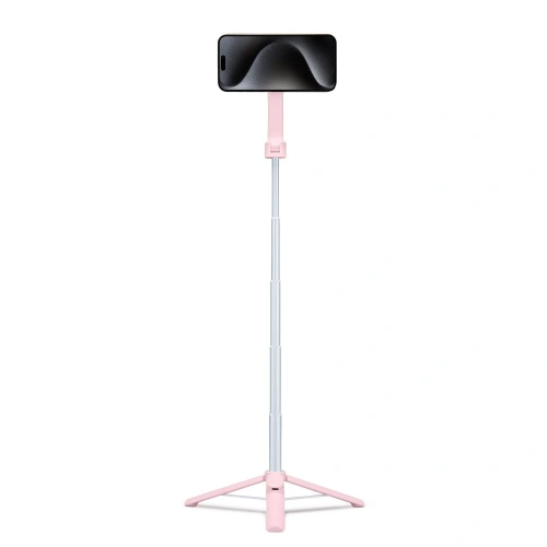 Kijek Spigen S570W MagSafe Bluetooth Selfie Stick Tripod Misty Rose