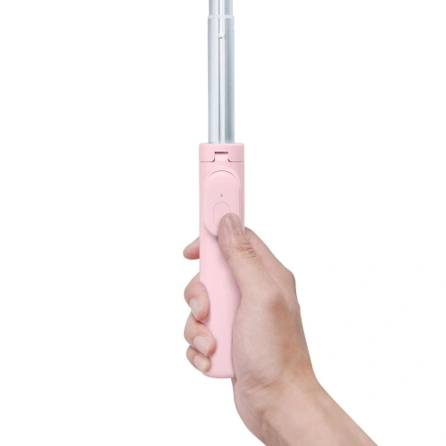 Kijek Spigen S570W MagSafe Bluetooth Selfie Stick Tripod Misty Rose