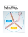 Wholesale Spigen S570W MagSafe Bluetooth Selfie Stick Tripod Misty Rose - SPN3343 - {ean13} - Hurt