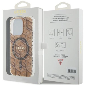 Hurtownia GSM - Case Guess GUHMP15XHGCUSTGW Apple iPhone 15 Pro Max Hardcase IML GCube MagSafe braun/brown - GUE3259 - {ean13} - Hurt