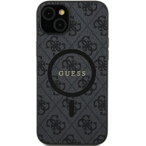 Hurtownia GSM - Etui Guess GUHMS24SG4GFRK Samsung Galaxy S24 hardcase Colecția 4G Piele Metal Logo MagSafe negru/black - GUE3262 - {ean13} - Hurt