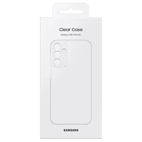 Etui Samsung EF-QA156CTEGWW Samsung Galaxy A15 Clear Cover przezroczysty/transparent