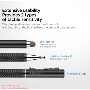 Hurtownia GSM - Rysik Spigen Universal Stylus Pen Schwarz - SPN3344 - {ean13} - Hurt