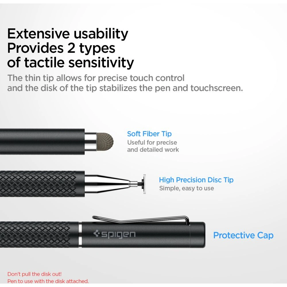 Hurtownia GSM - Rysik Spigen Universal Stylus Pen Schwarz - SPN3344 - {ean13} - Hurt