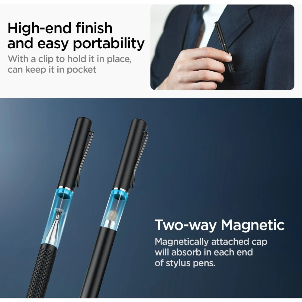 Hurtownia GSM - Rysik Spigen Universal Stylus Pen Schwarz - SPN3344 - {ean13} - Hurt