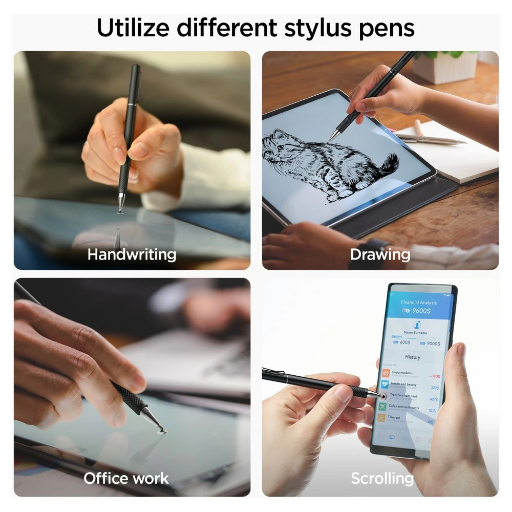 Hurtownia GSM - Rysik Spigen Universal Stylus Pen Schwarz - SPN3344 - {ean13} - Hurt