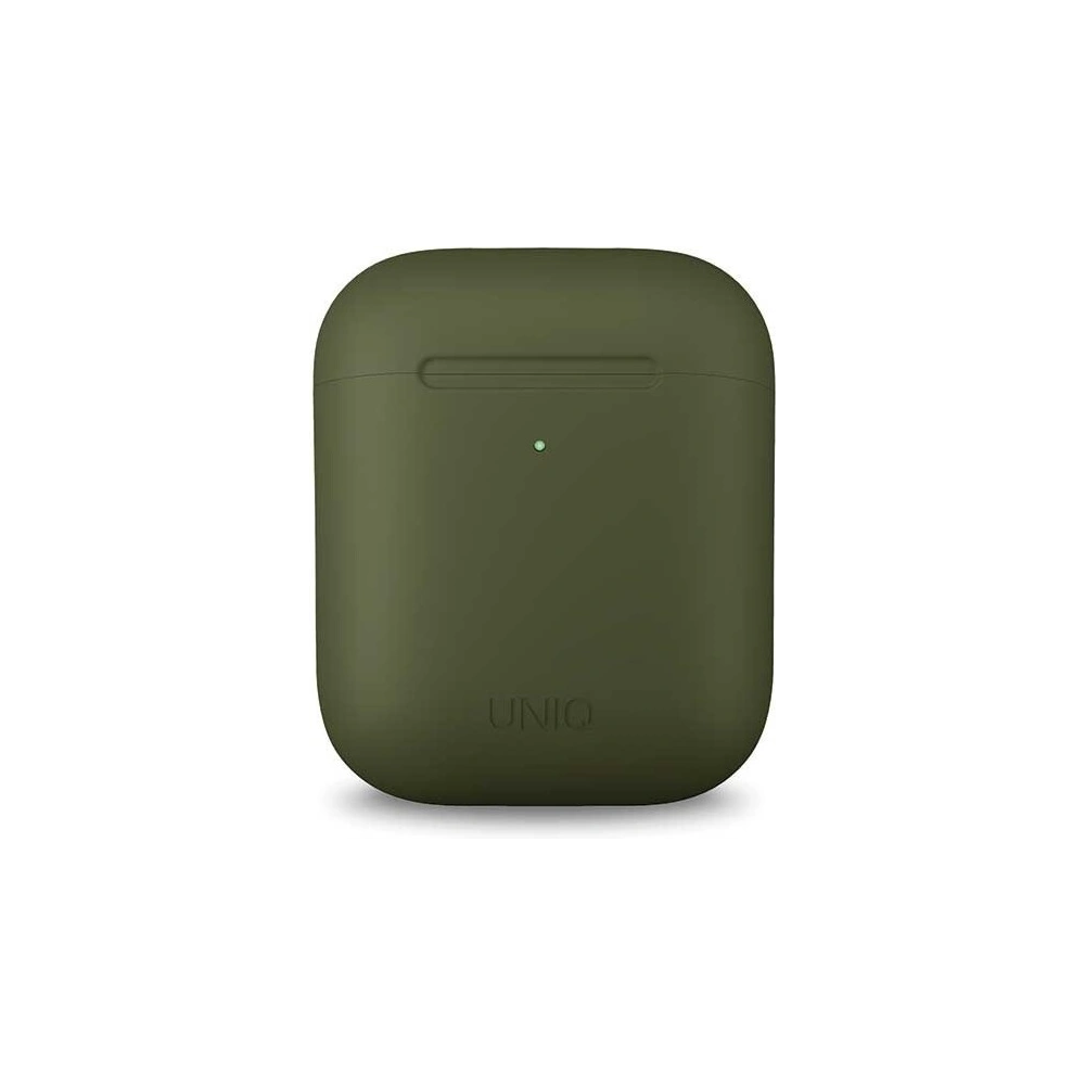 Hurtownia GSM - Etui UNIQ Lino AirPods 1/2 Gen. Silikon olivgrün - UNIQ67GREEN - {ean13} - Hurt