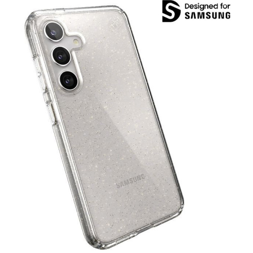 Speck Distributor - 840168539130 - SPK593 - Speck Presidio Lux Glitter Samsung Galaxy S24 clear/gold glitter - B2B homescreen