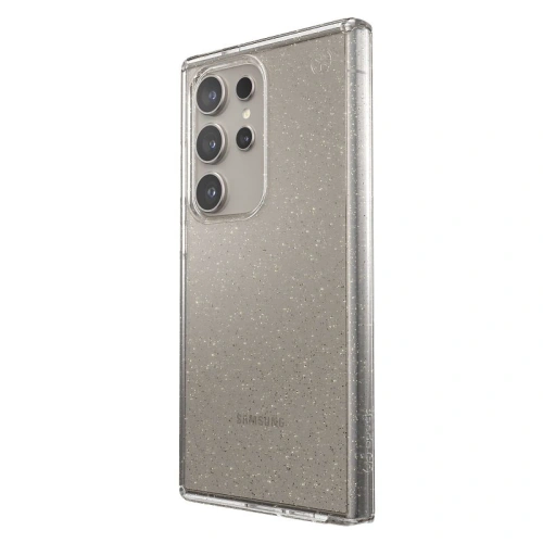 Etui Speck Presidio Lux Glitter Samsung Galaxy S24 Ultra clear/gold glitter