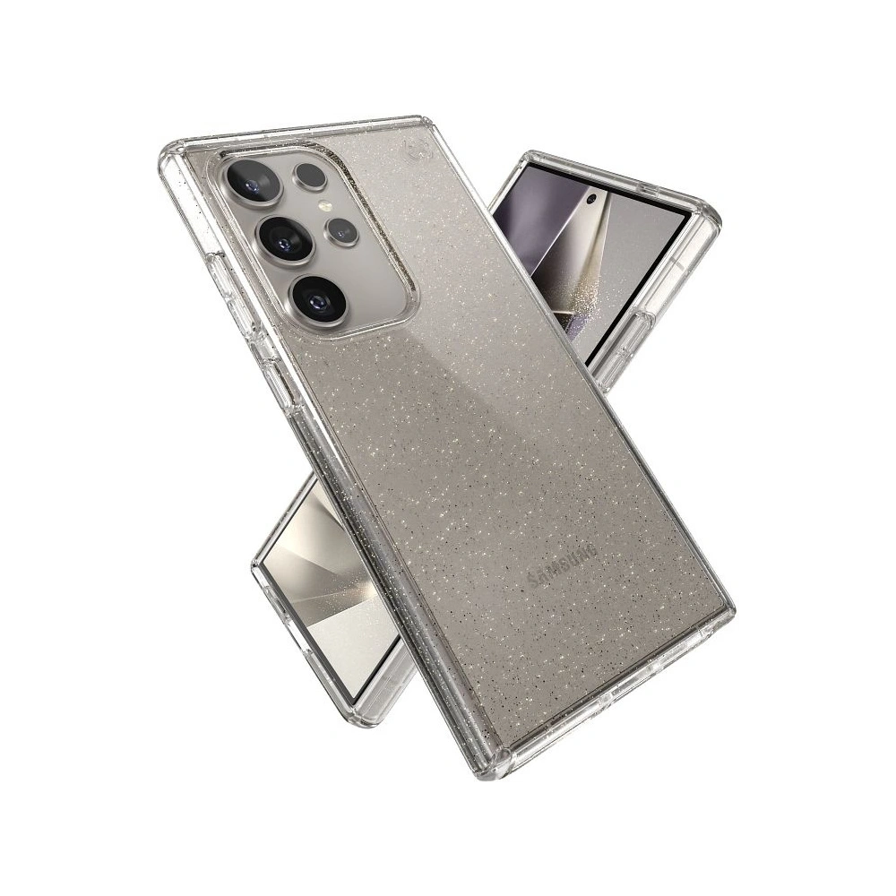 Hurtownia GSM - Etui Speck Presidio Lux Glitter Samsung Galaxy S24 Ultra čiré/zlaté třpytky - SPK594 - {ean13} - Hurt