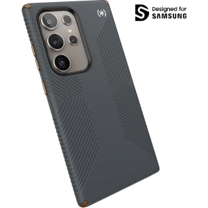 Etui Speck Presidio2 Grip Samsung Galaxy S24 Ultra charcoal grey/cool bronze