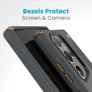 Etui Speck Presidio2 Grip Samsung Galaxy S24 Ultra charcoal grey/cool bronze