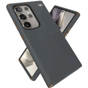 Etui Speck Presidio2 Grip Samsung Galaxy S24 Ultra charcoal grey/cool bronze