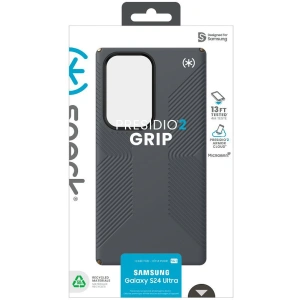 Etui Speck Presidio2 Grip Samsung Galaxy S24 Ultra charcoal grey/cool bronze