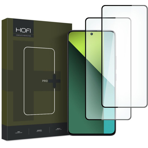 Hofi Distributor - 5906302305292 - HOFI474 - Hofi Glass Pro+ Xiaomi Redmi Note 13 5G / 13 Pro 4G / 5G Black [2 PACK] - B2B homescreen