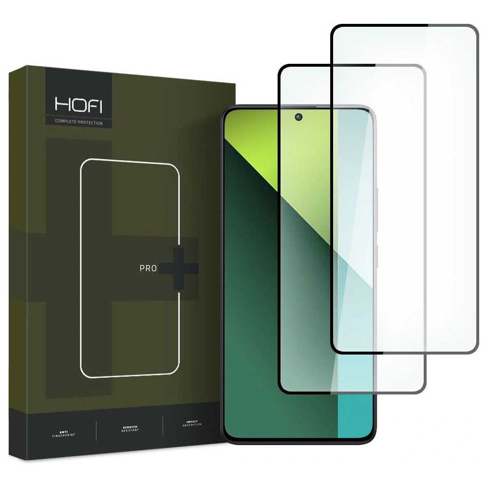 Hurtownia GSM - Tvrzené sklo Hofi Glass Pro+ Xiaomi Redmi Note 13 5G / 13 Pro 4G / 5G Černá [2 PACK] - HOFI474 - {ean13} - Hurt
