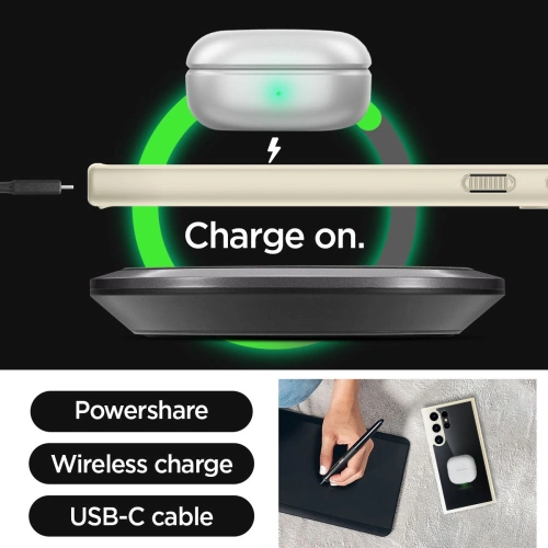 Etui Spigen Ultra Hybrid Samsung Galaxy S24 Ultra Mute Beige