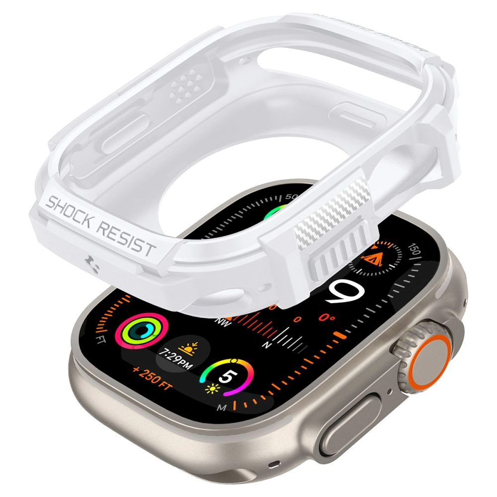 Hurtownia GSM - Etui Spigen Rugged Armor Apple Watch Ultra 1/2 49mm Alb - SPN3347 - {ean13} - Hurt