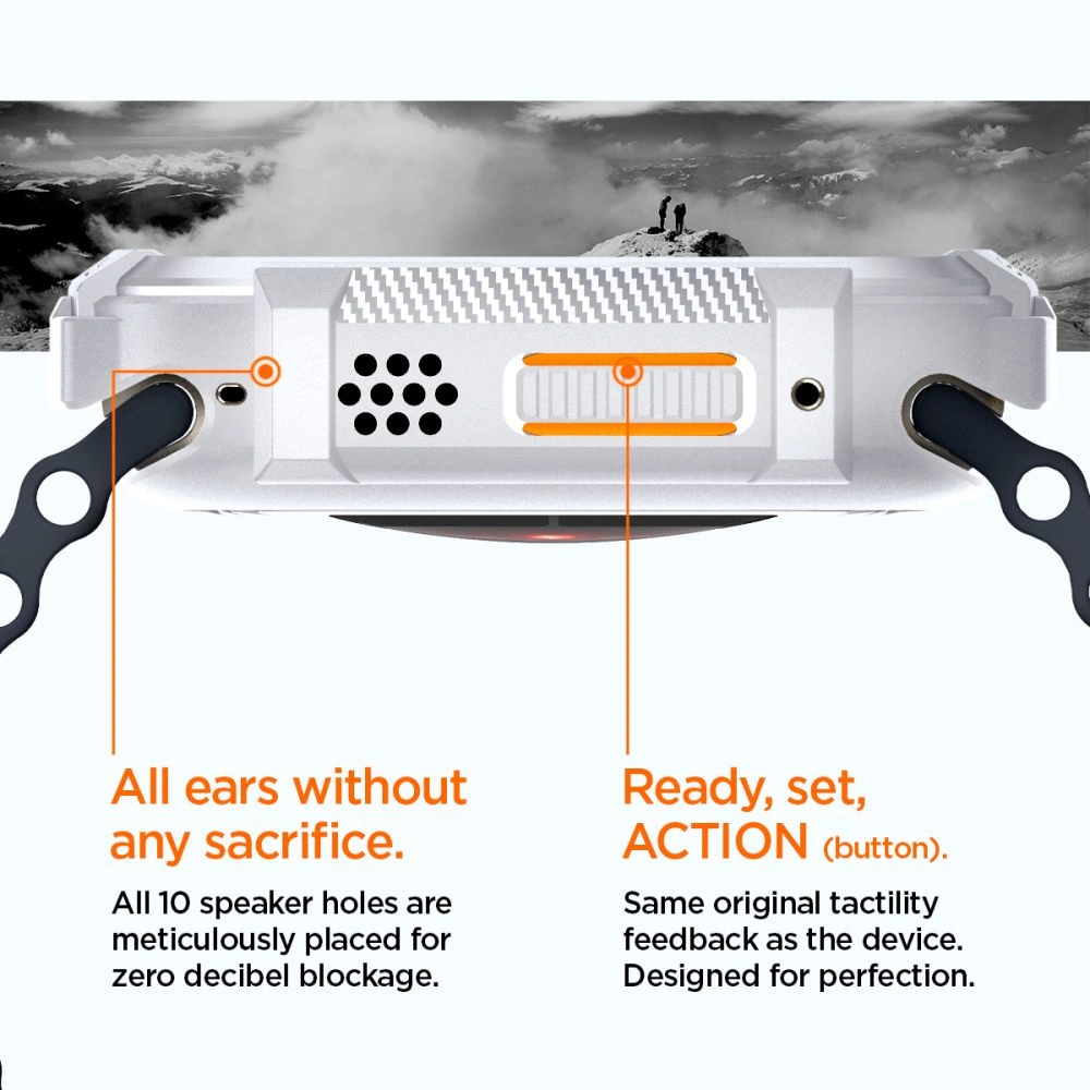 Hurtownia GSM - Etui Spigen Rugged Armor Apple Watch Ultra 1/2 49mm Alb - SPN3347 - {ean13} - Hurt