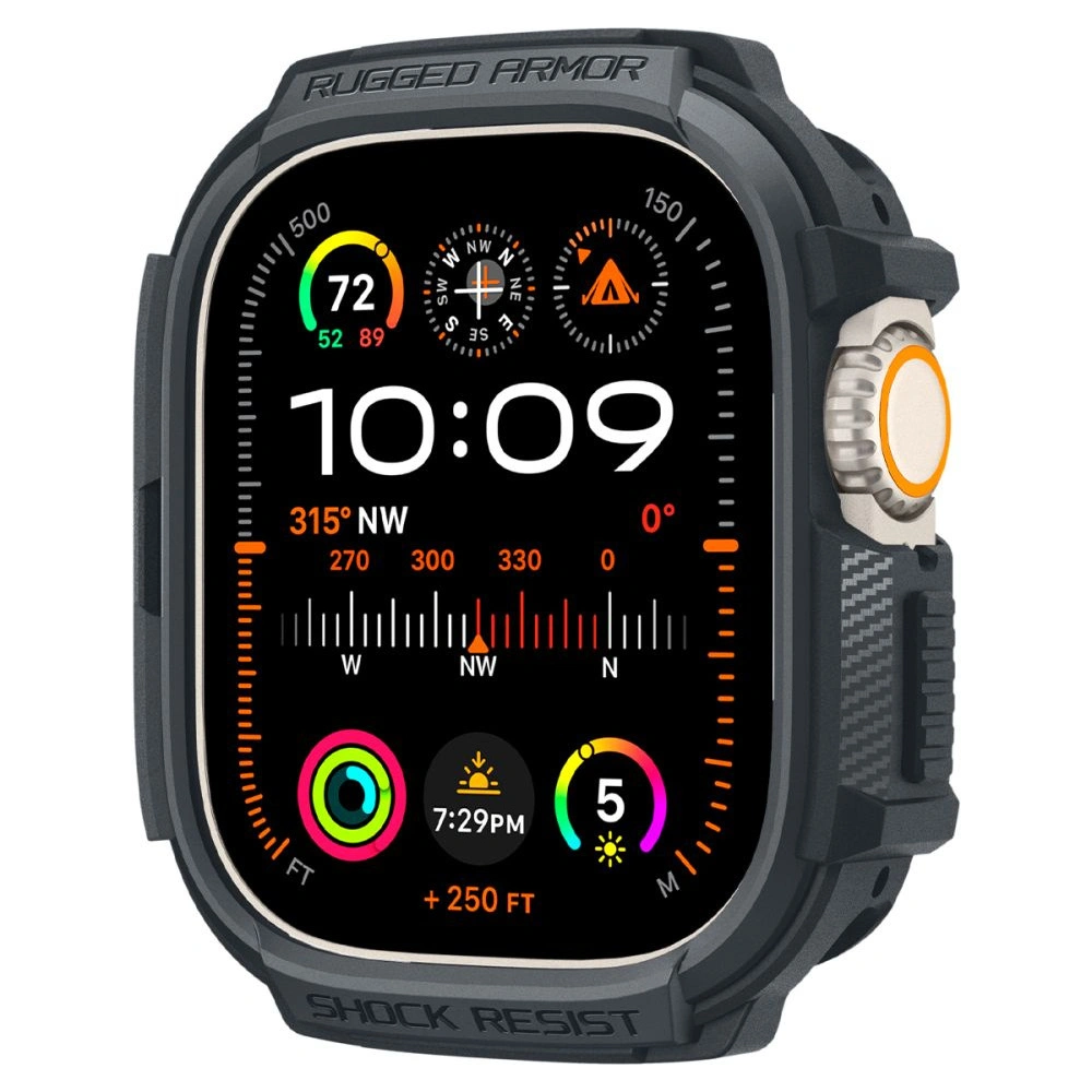 Hurtownia GSM - Etui Spigen Rugged Armor Apple Watch Ultra 1/2 49mm Gri Întunecat - SPN3348 - {ean13} - Hurt