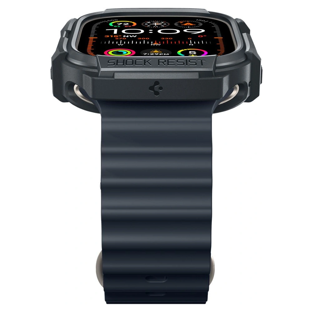 Hurtownia GSM - Etui Spigen Rugged Armor Apple Watch Ultra 1/2 49mm Gri Întunecat - SPN3348 - {ean13} - Hurt