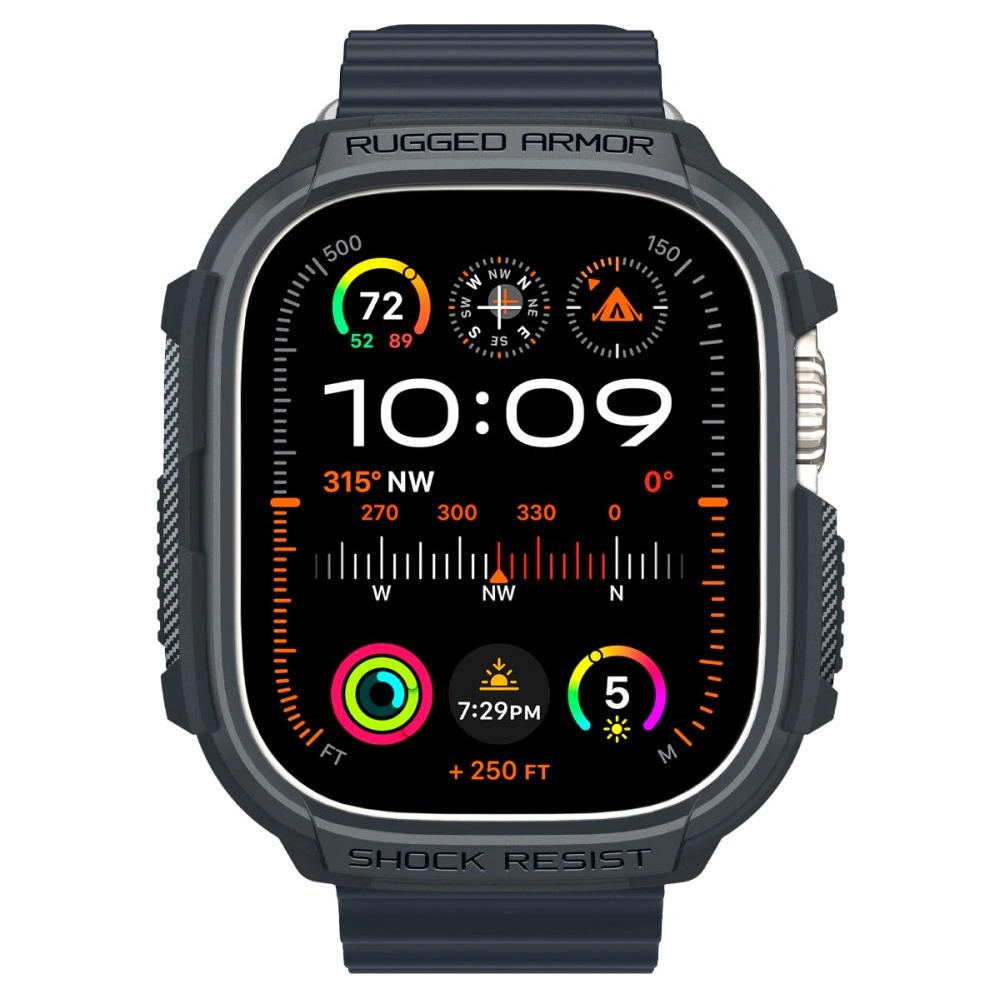 Hurtownia GSM - Etui Spigen Rugged Armor Apple Watch Ultra 1/2 49mm Gri Întunecat - SPN3348 - {ean13} - Hurt