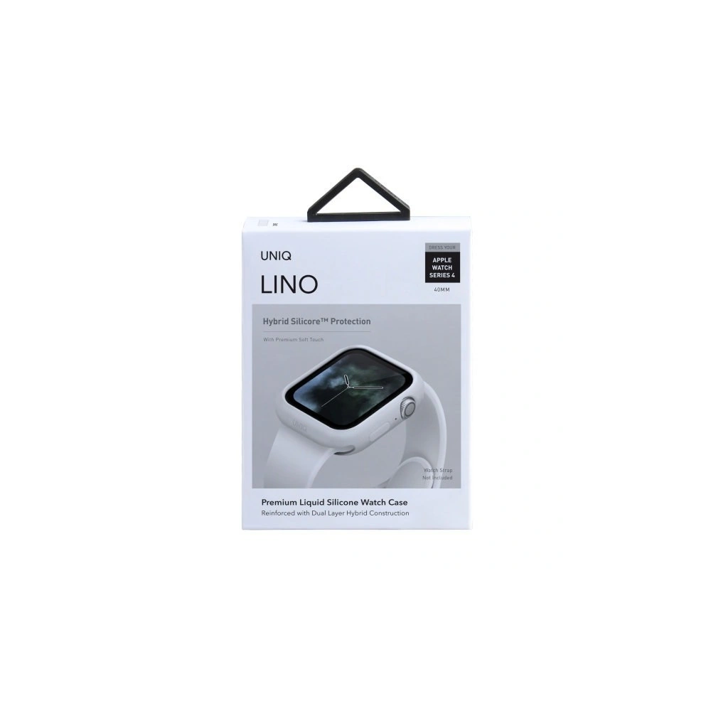 Hurtownia GSM - Etui UNIQ Lino Apple Watch 4/5/6/7/SE/8/9 40/41MM biały/dove white - UNIQ70WHT - {ean13} - Hurt