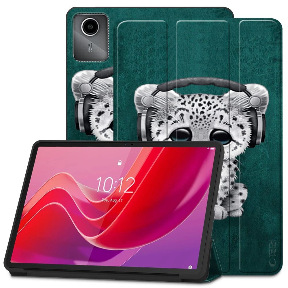 Hurtownia GSM - Etui Tech-Protect SmartCase Lenovo Tab M11 TB-330 Szomorú Macska - THP2638 - {ean13} - Hurt