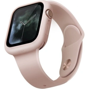 Etui UNIQ Lino Apple Watch 4/5/6/7/SE/8/9 40/41MM růžový/blush pink