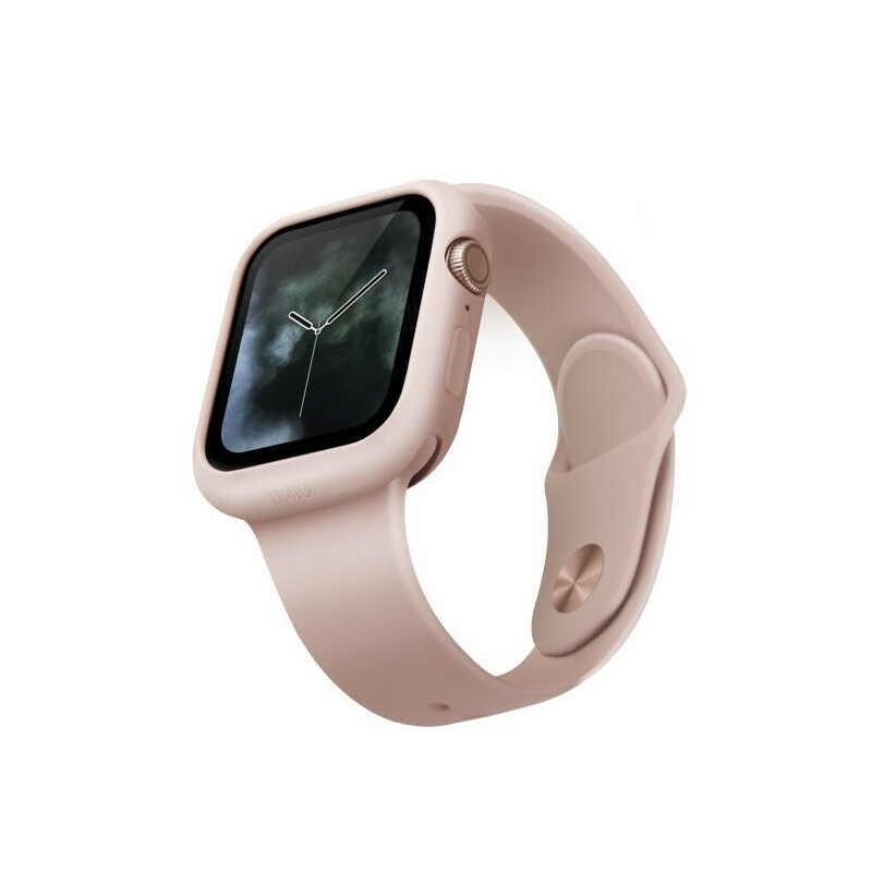 Uniq Distributor - 8886463671108 - UNIQ72PINK - UNIQ Lino Apple Watch Series 5/4 40MM blush pink - B2B homescreen