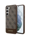 Etui Guess GUHCS24MG4GLBR Samsung Galaxy S24+ Plus hardcase 4G Stripe Collection hnědý/brown