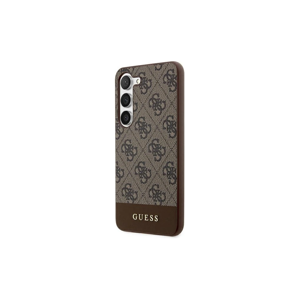 Hurtownia GSM - Etui Guess GUHCS24MG4GLBR Samsung Galaxy S24+ Plus hardcase 4G Stripe Collection hnědý/brown - GUE3264 - {ean13} - Hurt