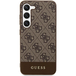 Wholesale Guess GUHCS24MG4GLBR Samsung Galaxy S24+ Plus hardcase 4G Stripe Collection brown - GUE3264 - {ean13} - Hurt