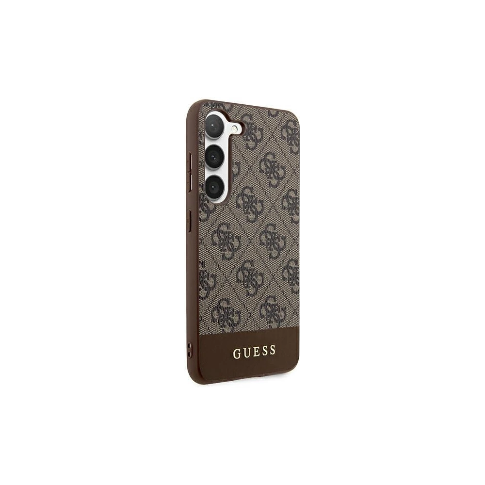 Hurtownia GSM - Etui Guess GUHCS24MG4GLBR Samsung Galaxy S24+ Plus hardcase 4G Stripe Collection hnědý/brown - GUE3264 - {ean13} - Hurt