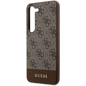 Wholesale Guess GUHCS24MG4GLBR Samsung Galaxy S24+ Plus hardcase 4G Stripe Collection brown - GUE3264 - {ean13} - Hurt