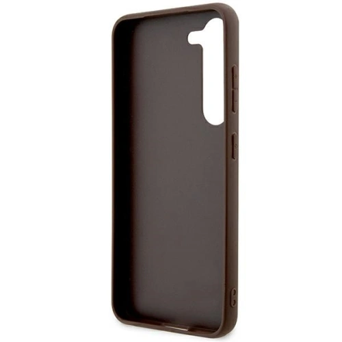 Etui Guess GUHCS24MG4GLBR Samsung Galaxy S24+ Plus hardcase 4G Stripe Collection brązowy/brown