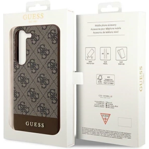 Wholesale Guess GUHCS24MG4GLBR Samsung Galaxy S24+ Plus hardcase 4G Stripe Collection brown - GUE3264 - {ean13} - Hurt