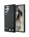 Case BMW BMHCS24L22NBCK Samsung Galaxy S24 Ultra Leder Carbon schwarz/black