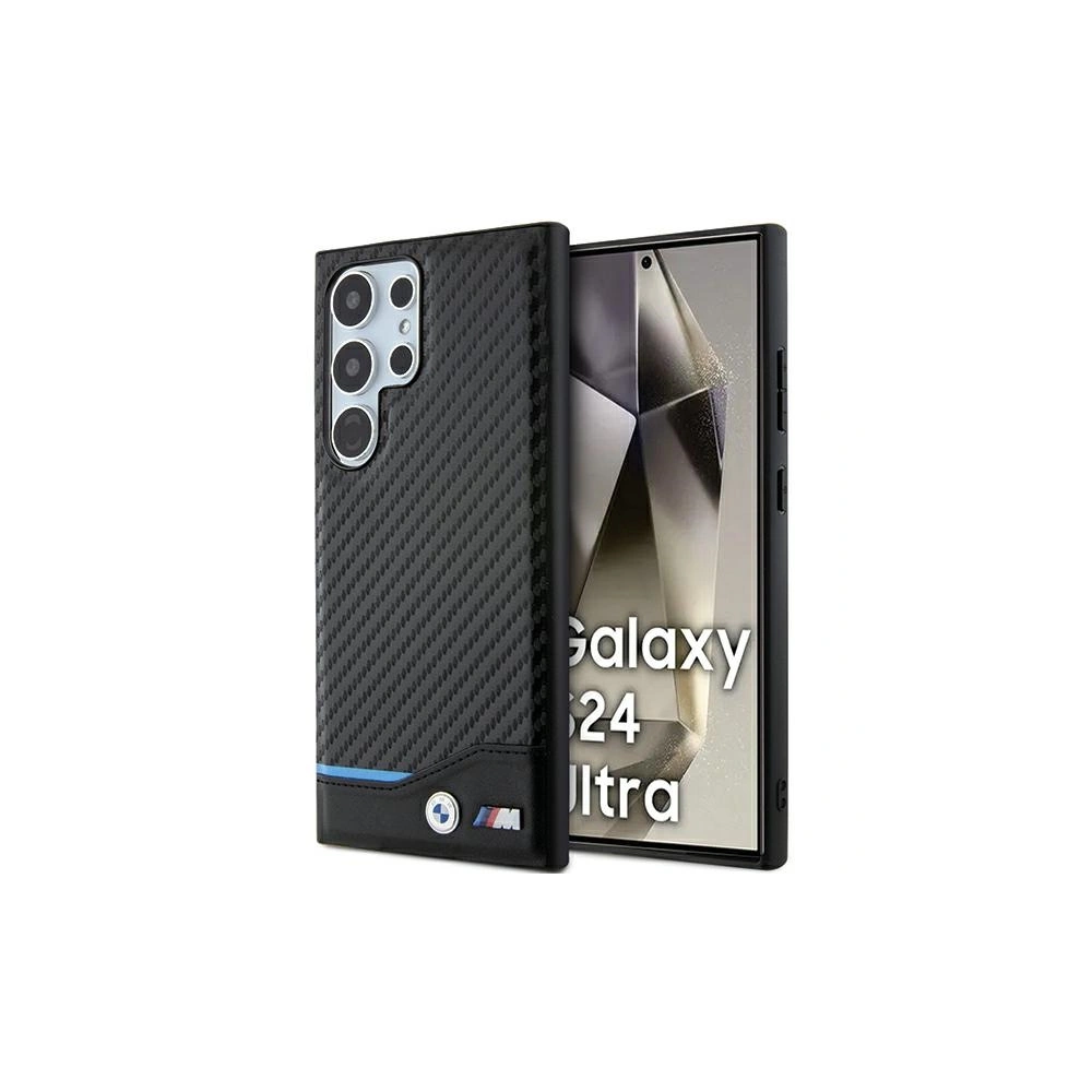 Hurtownia GSM - Case BMW BMHCS24L22NBCK Samsung Galaxy S24 Ultra Leder Carbon schwarz/black - BMW595 - {ean13} - Hurt