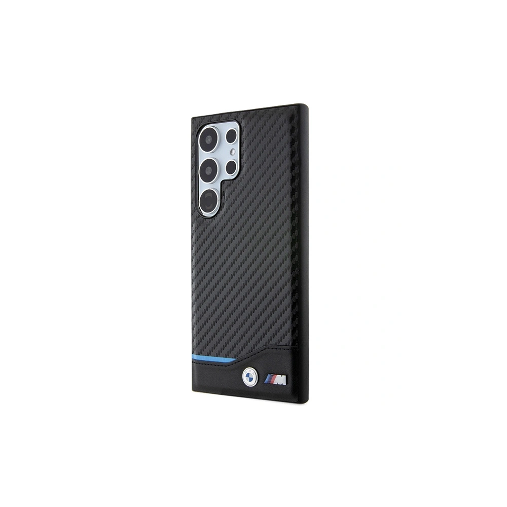 Wholesale BMW BMHCS24L22NBCK Samsung Galaxy S24 Ultra Leather Carbon black - BMW595 - {ean13} - Hurt