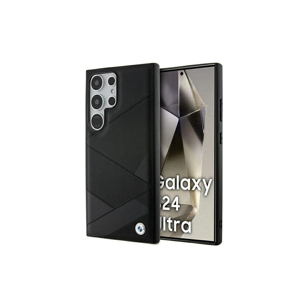 Hurtownia GSM - Case BMW BMHCS24L23RCGPK Samsung Galaxy S24 Ultra Hardcase Signature Leder Kreuzlinienmuster schwarz/black - BMW596 - {ean13} - Hurt