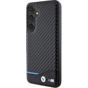Hurtownia GSM - Etui BMW BMHCS24M22NBCK Samsung Galaxy S24+ Plus kožené carbon černé/black - BMW597 - {ean13} - Hurt
