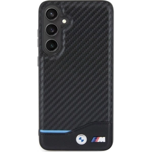 Hurtownia GSM - Etui BMW BMHCS24M22NBCK Samsung Galaxy S24+ Plus Leather Carbon czarny/black - BMW597 - {ean13} - Hurt