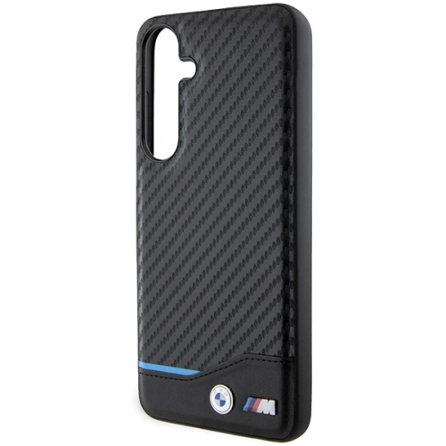 Etui BMW BMHCS24M22NBCK Samsung Galaxy S24+ Plus Leather Carbon czarny/black