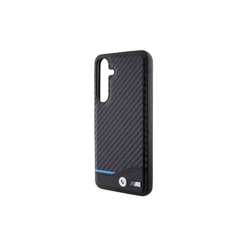 Hurtownia GSM - Etui BMW BMHCS24M22NBCK Samsung Galaxy S24+ Plus kožené carbon černé/black - BMW597 - {ean13} - Hurt