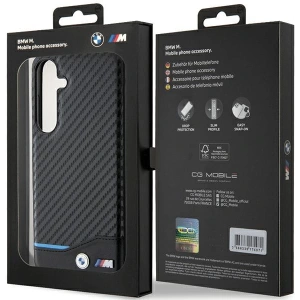 Wholesale BMW BMHCS24M22NBCK Samsung Galaxy S24+ Plus Leather Carbon black - BMW597 - {ean13} - Hurt